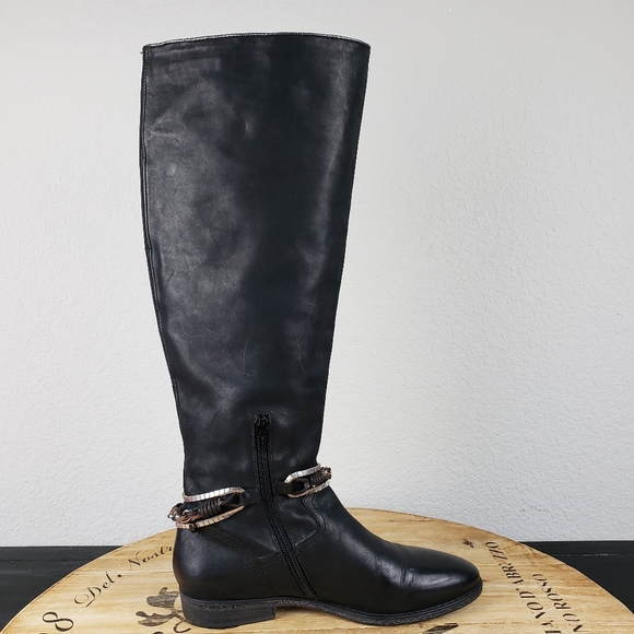 Crown Vintage AMY tall embellished riding boots - Picture 3 of 16
